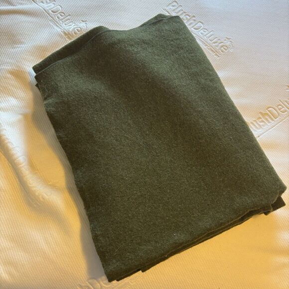Original Military Issue US Army Medical Wool Blanket  66x83" with US Logo - Picture 2 of 6